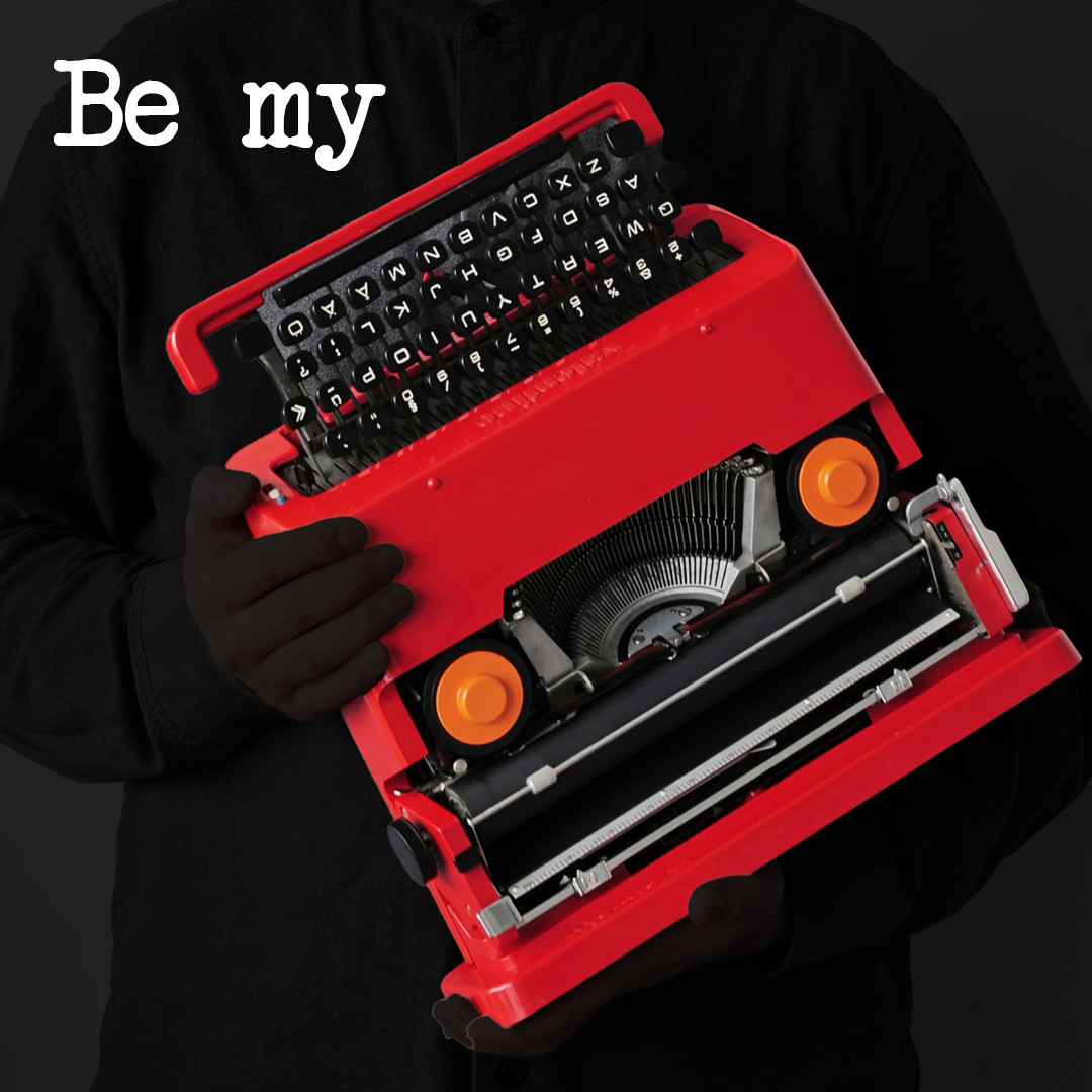 Won't you be my #OlivettiValentine? Introduced #OTD in 1969, this vintage #typewriter encouraged <a href="/rzlbd/">Atelier RZLBD</a> to type 200 heartfelt pages to historical artists who inspired him deeply.

Fall in love with the art of analog letter-writing in "RZLBD Letters": press.rit.edu/9781956313239/…