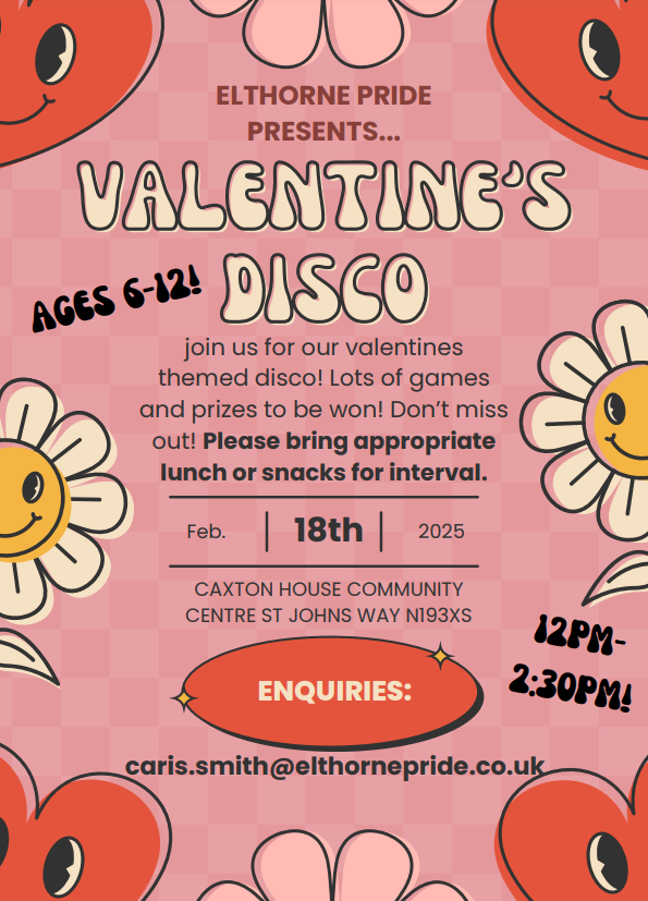 💖 Valentine's Disco for Kids! 💖

Join us for a fun-filled Valentine's Disco – an exciting event full of music, dancing, and games just for kids!