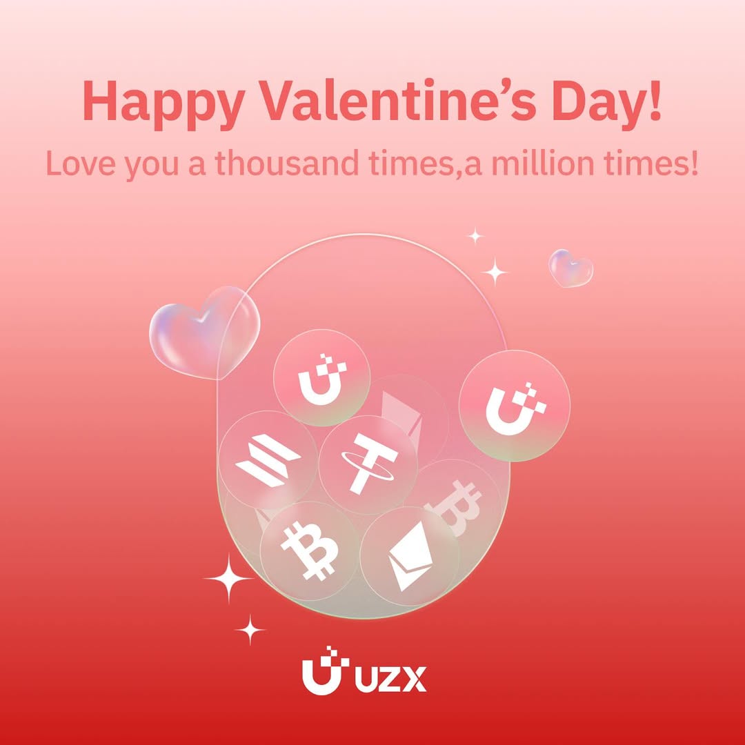 Zhuko27's tweet photo. ❤️ Happy Valentine’s Day, UZXers!

Wish you find your loved ones in the crypto world! #UZX #ValentinesDay #Crypto https://t.co/qu6JKSnyfn