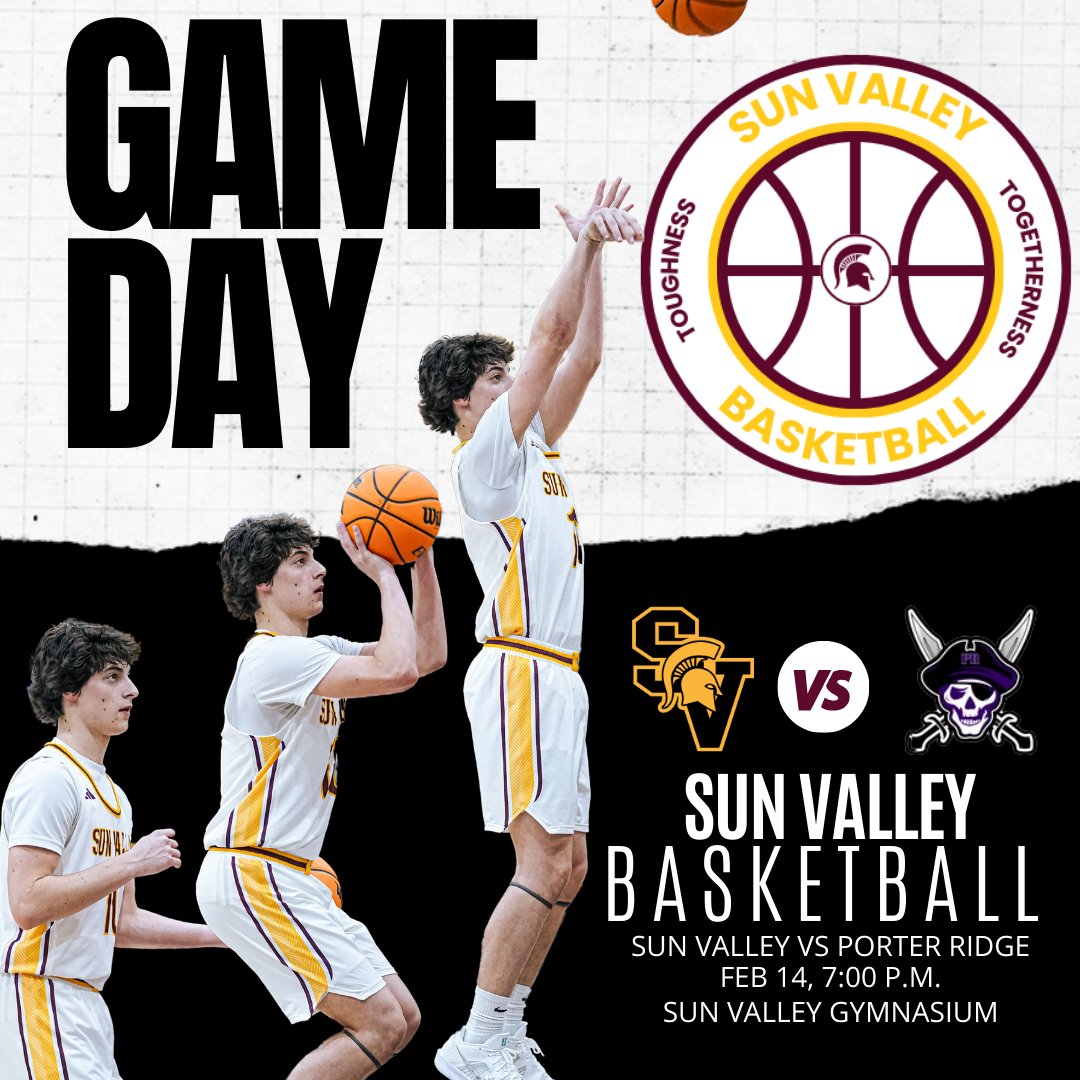 GAME DAY IN THE VALLEY

🆚 Porter Ridge
⏰ 7:00 PM
📍 Sun Valley High School
