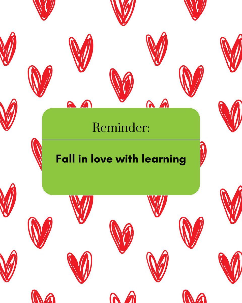 💝Happy Valentines Day!
If you love to learn, every day becomes a journey. 🛣️  
We're passionate about lifelong learning here, and love to partner with our students on their continuous education journeys.
Learn more about #ContinuingEducation here: bit.ly/3INDDZP