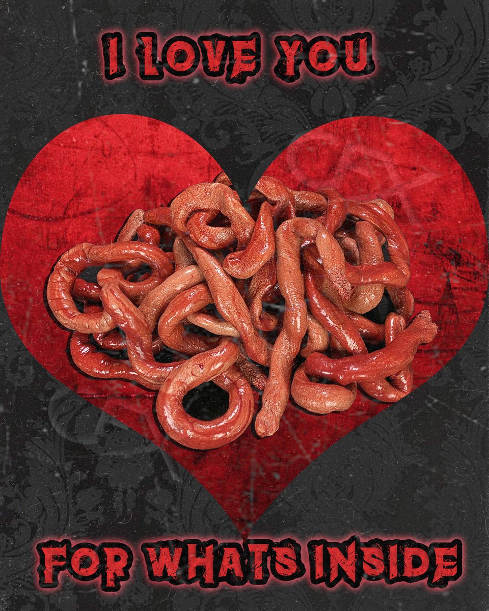 ♥️Happy Valentine's Day, you creepy creeps! Here's to finding a partner in life that's as weird and unique as you are! We've made some Valentine's day cards featuring some of our products to send to whomever holds your heart - figuratively or literally!