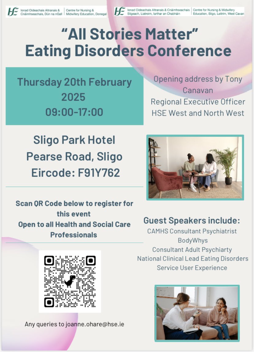 CNME Sligo, Leitrim and West Cavan (@cnmesligo) on Twitter photo Countdown to the Northwest Eating Disorders Conference, a wonderful collaboration with <a href="/CNMESligo/">CNME Sligo, Leitrim and West Cavan</a> <a href="/CNME_Donegal/">CNME Donegal</a> & the powerhouse Mary Harron, CNS Eating Disorders Sligo/Leitrim & team. We will welcome over 200 delegates from across the country in advance of ED Awareness Week 💜 Countdown to the Northwest Eating Disorders Conference, a wonderful collaboration with <a href="/CNMESligo/">CNME Sligo, Leitrim and West Cavan</a> <a href="/CNME_Donegal/">CNME Donegal</a> & the powerhouse Mary Harron, CNS Eating Disorders Sligo/Leitrim & team. We will welcome over 200 delegates from across the country in advance of ED Awareness Week 💜