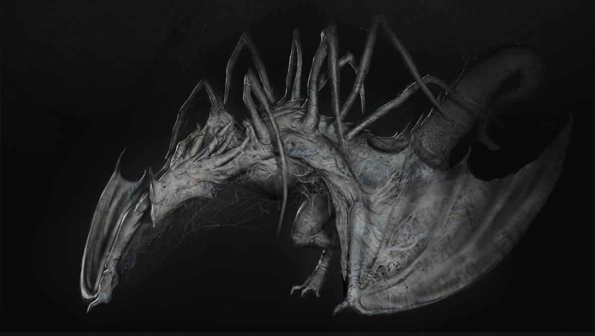 Dragon-spider sketch
