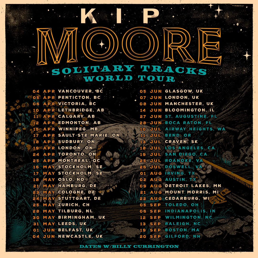 All tickets on sale now at kipmoore.net

See you soon 🍻