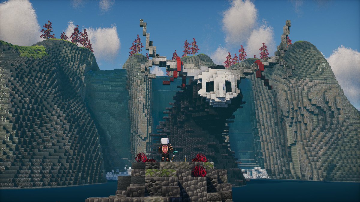 Minecraft builds organic