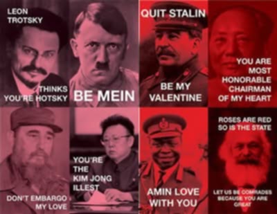 JohnELambert's tweet image. More Valentine love for you today!
#leontrotsky #AdolphHitler #Stalin #chairmanmao #dictatorlove #iwanttoenslaveyouwithmylove