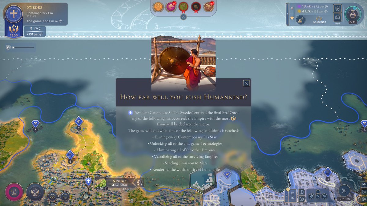 AndrewKomashko's tweet image. 3/3

The best part? Unique cities, dynamic eras, deep character interactions, and flawless map generation. Easily one of the best strategy games out there—Civilization doesn’t even come close. Highly recommend it! #humankindgame