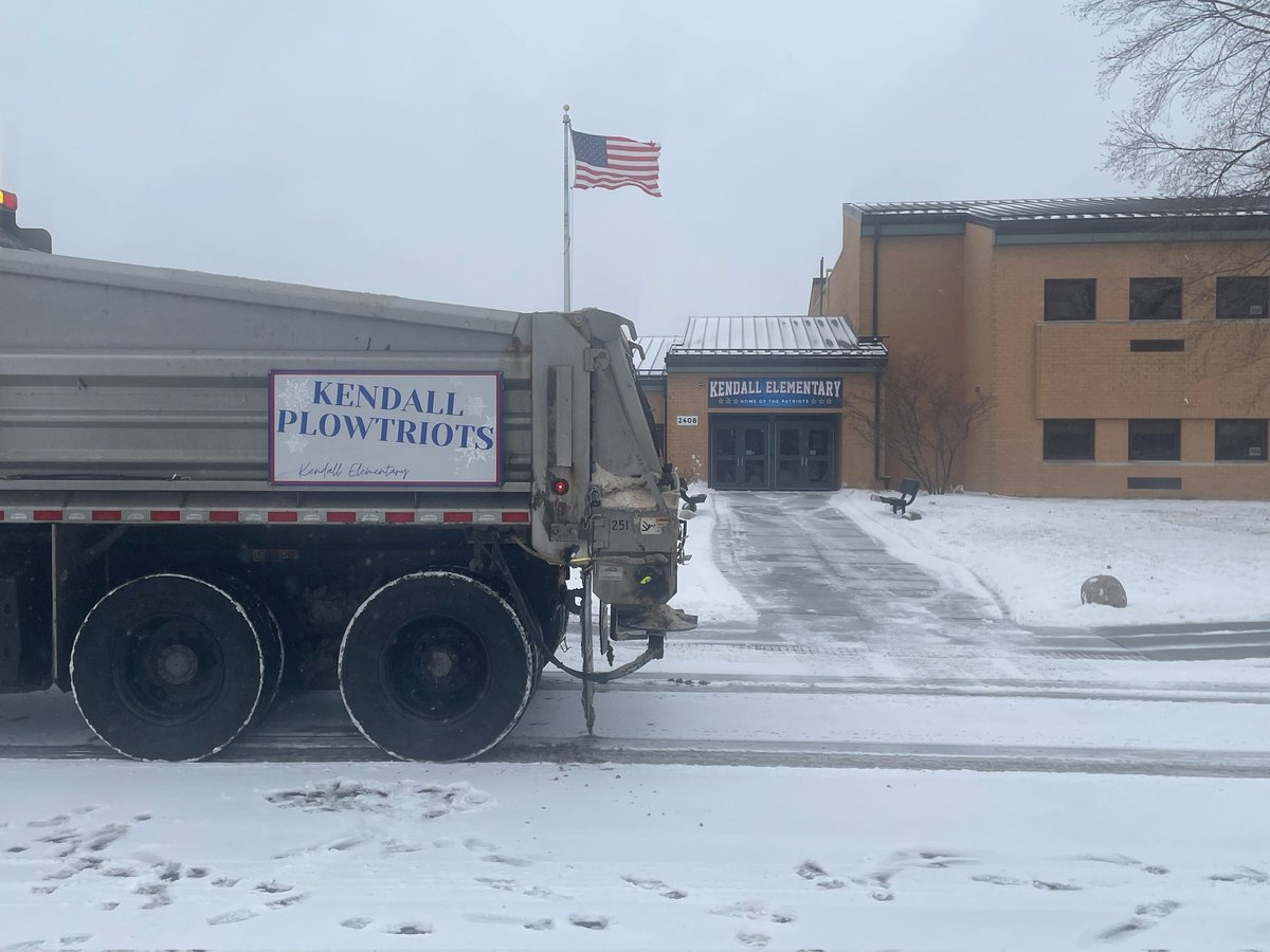 We <a href="/KendallPatriots/">Kendall Elementary</a> named one of the <a href="/NapervilleIL/">NapervilleIL</a> snow plows!