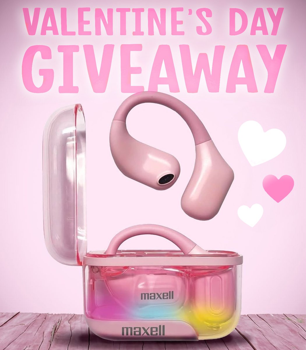 GIVEAWAY!  GIVEAWAY!  GIVEAWAY!   

We are excited to announce another exciting #Giveaway! Get the Chance to win OWS Earhooks 🎶

 👉a.co/d/fb3BTJf 

How to Enter, simply: 
- Follow us @maxellcorp
- Repost this giveaway 
- Tag a friend in the comments   

*Giveaway ends