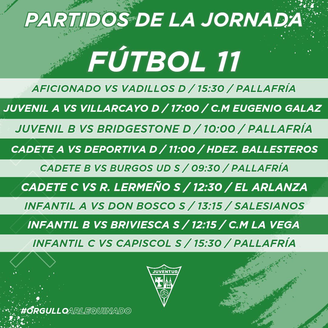 👀 Esta es nuestra 𝑨𝑮𝑬𝑵𝑫𝑨 𝑫𝑬𝑷𝑶𝑹𝑻𝑰𝑽𝑨 para este fin de semana.