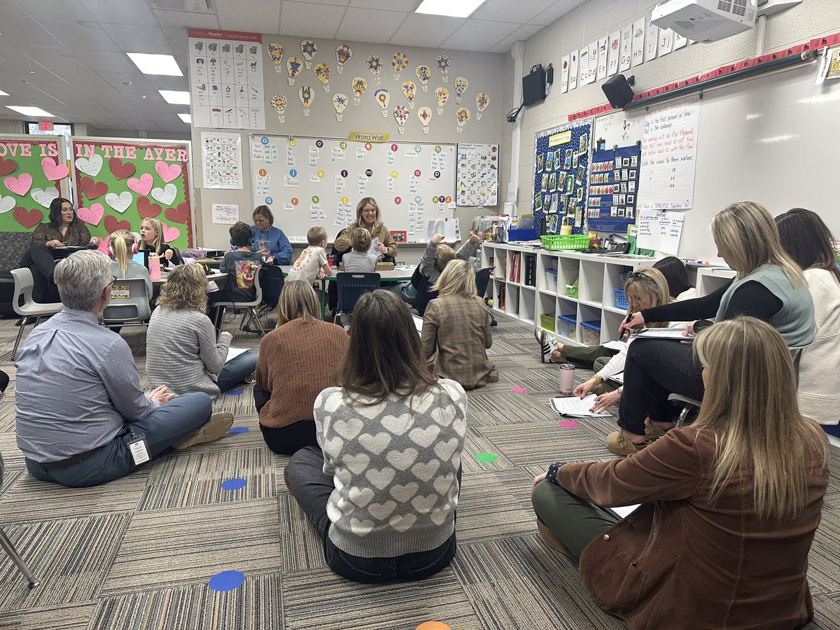 This week was truly powerful as educators from <a href="/FHSchools/">FHSD</a> and <a href="/CollabClassroom/">Collab Classroom</a> came together to conduct #beingareader  demonstration lessons in grades K,1,2, and 3. I appreciate this photo of teachers watching a teacher teach. Professional development with a tremendous impact!