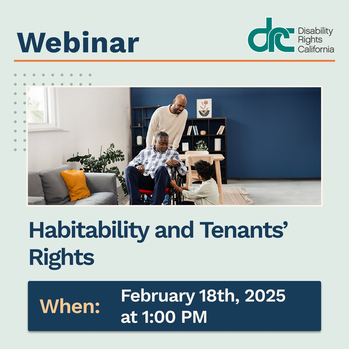 TOMORROW! Join and understand your basic rights, and what steps to take for safe and habitable housing. We will discuss examples of habitability problems and what tenants can do to make sure the housing provider maintains the property and gives tenants a safe place to live.