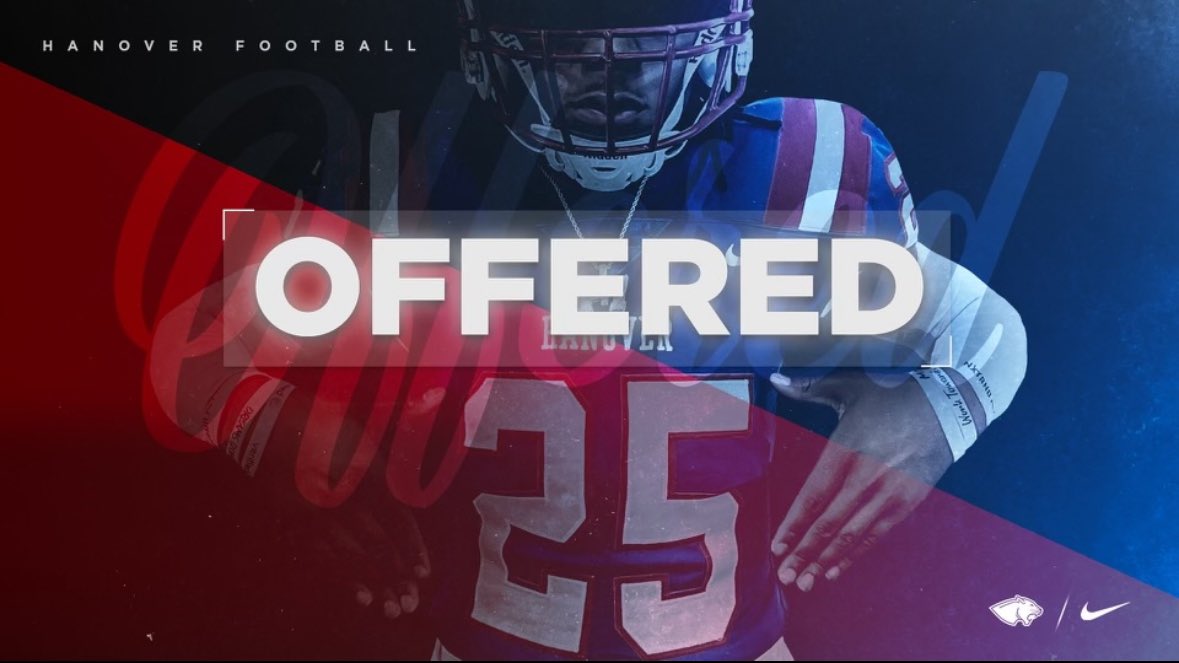 ThomasThompsen's tweet image. After a great conversation with @ChaseBurton02 I am blessed to from @HanoverFTBL!!! 

@MikeCollins05 @CoachLeviBrown @tslester6 @RiverRidgeontop @RR_Knights