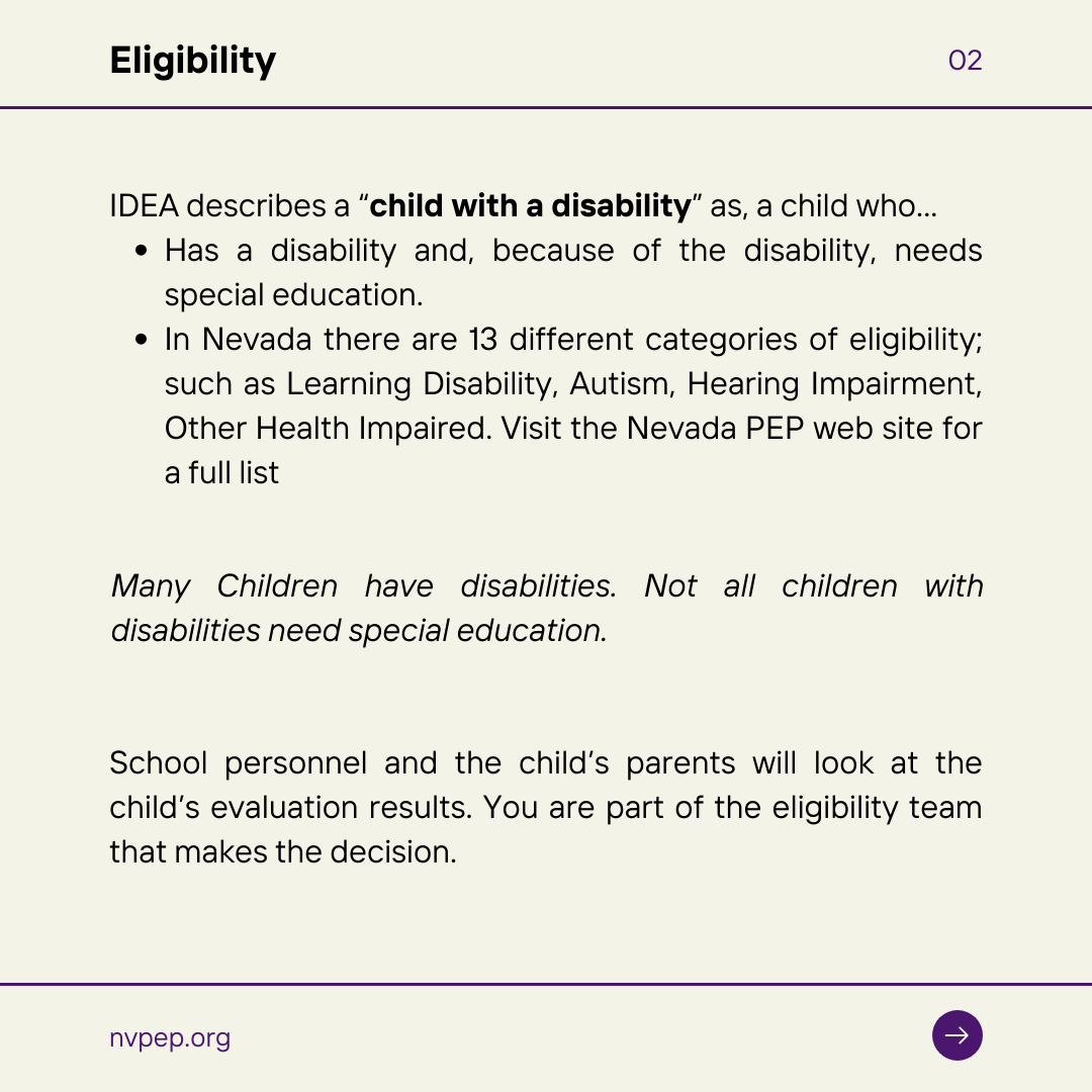 NevadaPEP's tweet photo. Special Education isn’t just about extra help—it’s a set of tailored services designed to meet your child’s unique needs. 📖 Scroll through to read more &amp; visit our website https://t.co/267E12WZBF 

#SpecialEducation #RelatedServices #IEP #InclusiveEducation #SpecialNeedsSupport https://t.co/DFuEwc4oB0