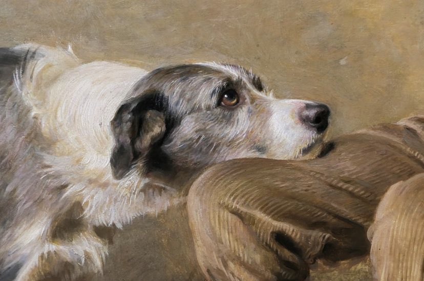 Loyalty, 1869, by Briton Rivière