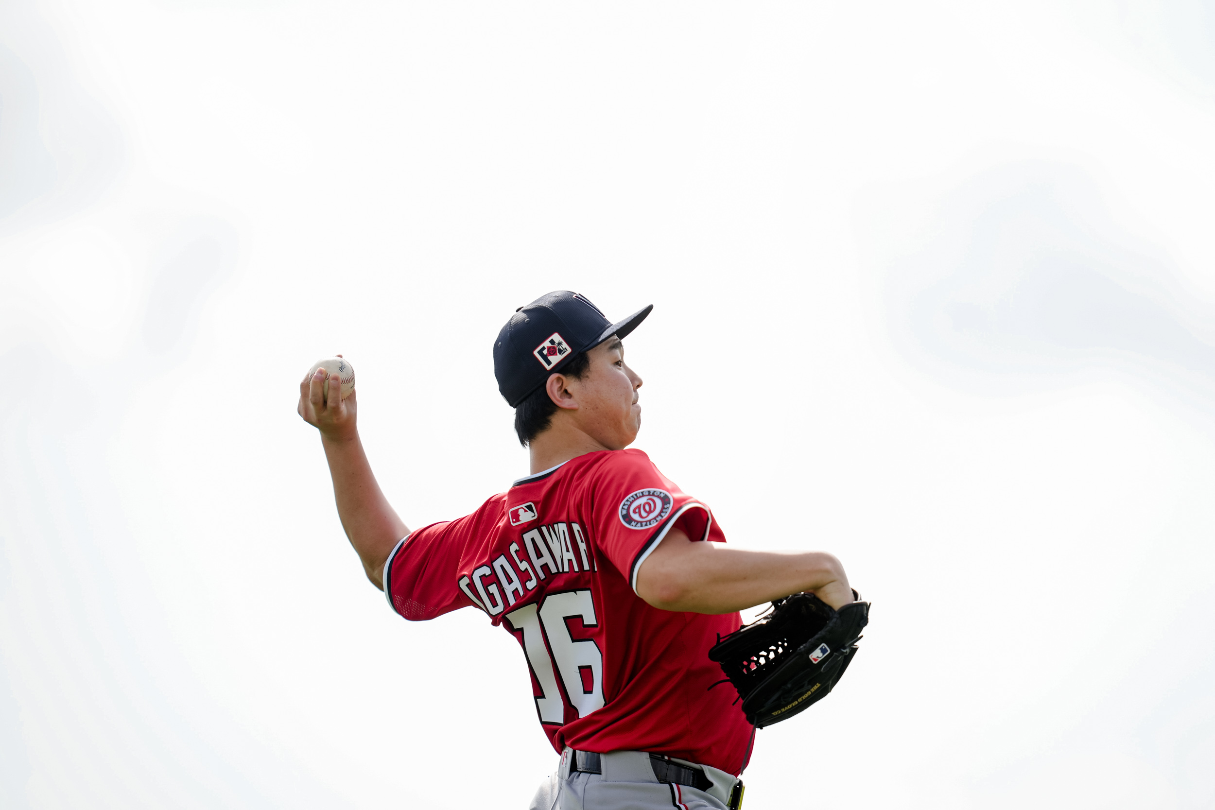 ナショナルズ 小笠原慎之介 漢字 ダブルサイン ユニフォーム JSA PSA