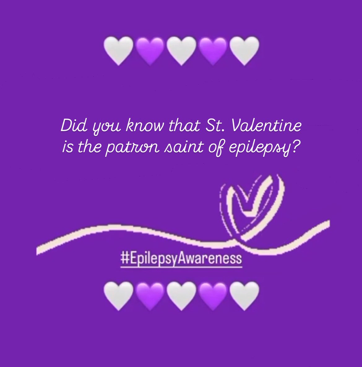 LadyPZander (@ladypzander) on Twitter photo π€ππ€ππ€π
Did you know that St. Valentine is the patron saint of epilepsy
π€ππ€ππ€π
#Epilepsy
#EpilepsyAwareness
#StValentine
#ValentinesDay
<a href="/Emma4facs/">Emma Murphy (INFACT) βοΈπππ¦</a> <a href="/JanetWilliams99/">Janet Williams MBE INFACT Campaign</a> <a href="/Infactuk/">Infact - Independant Fetal Anti-Convulsant Trust</a> <a href="/catherinecox2/">Catherine Cox π</a> <a href="/lisaboothman99/">Lisa Boothman</a> <a href="/littlelegs2006/">warren matthews</a> π€ππ€ππ€π
Did you know that St. Valentine is the patron saint of epilepsy
π€ππ€ππ€π
#Epilepsy
#EpilepsyAwareness
#StValentine
#ValentinesDay
<a href="/Emma4facs/">Emma Murphy (INFACT) βοΈπππ¦</a> <a href="/JanetWilliams99/">Janet Williams MBE INFACT Campaign</a> <a href="/Infactuk/">Infact - Independant Fetal Anti-Convulsant Trust</a> <a href="/catherinecox2/">Catherine Cox π</a> <a href="/lisaboothman99/">Lisa Boothman</a> <a href="/littlelegs2006/">warren matthews</a>