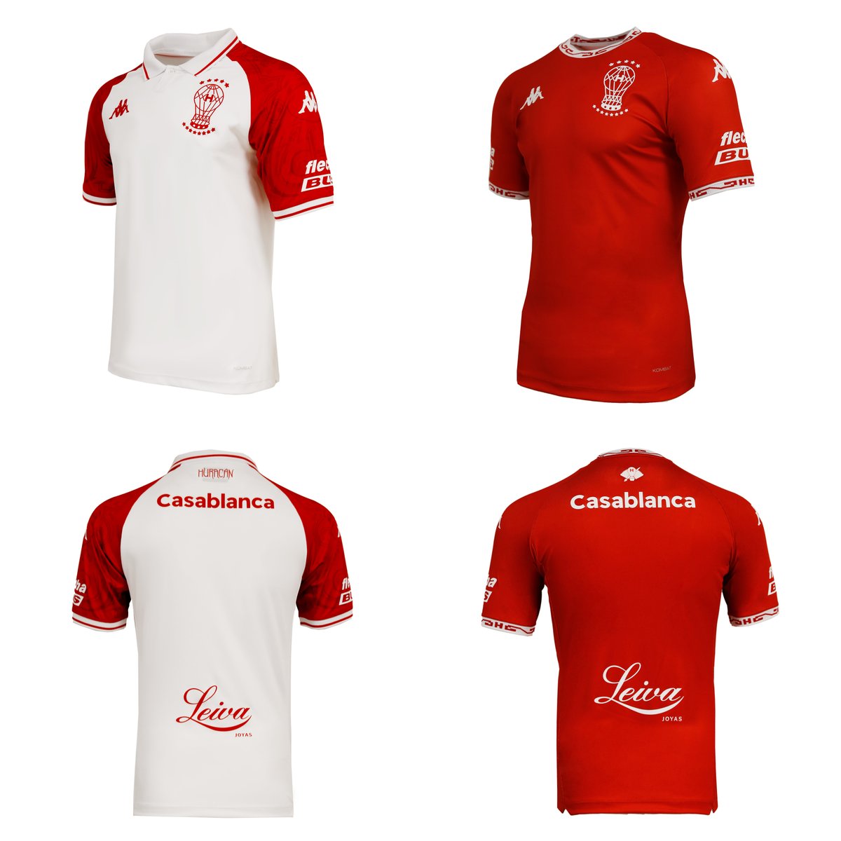 🇦🇷🎈 <a href="/Kappa_Argentina/">Kappa Argentina</a> presenta las camisetas de <a href="/CAHuracan/">CA Huracán</a> 2025.

Modelos con gráficos inspirados en el estilo fileteado de tango. Titular blanca con mangas rojas y nombre del club en lo alto de la espalda; suplente roja con cuello redondo y sello tanguero.