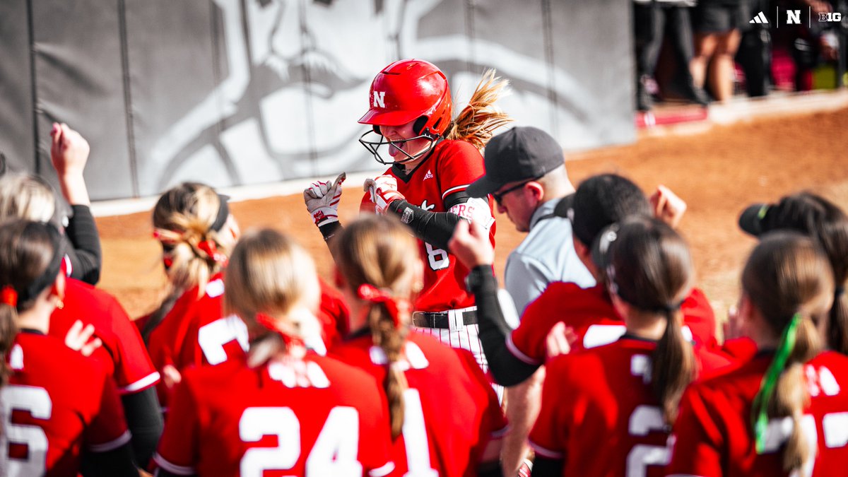 Bats are HOT again early with THREE Husker homers in a row!! 

<a href="/AbbieSquier/">Abbie Squier</a> gets her first HR of the year, then <a href="/AvaKuszak/">Ava Kuszak</a> &amp; <a href="/jordybahl/">Jordyn Frahm</a>  each add their second of the day!

T2, 1 out | 5-0