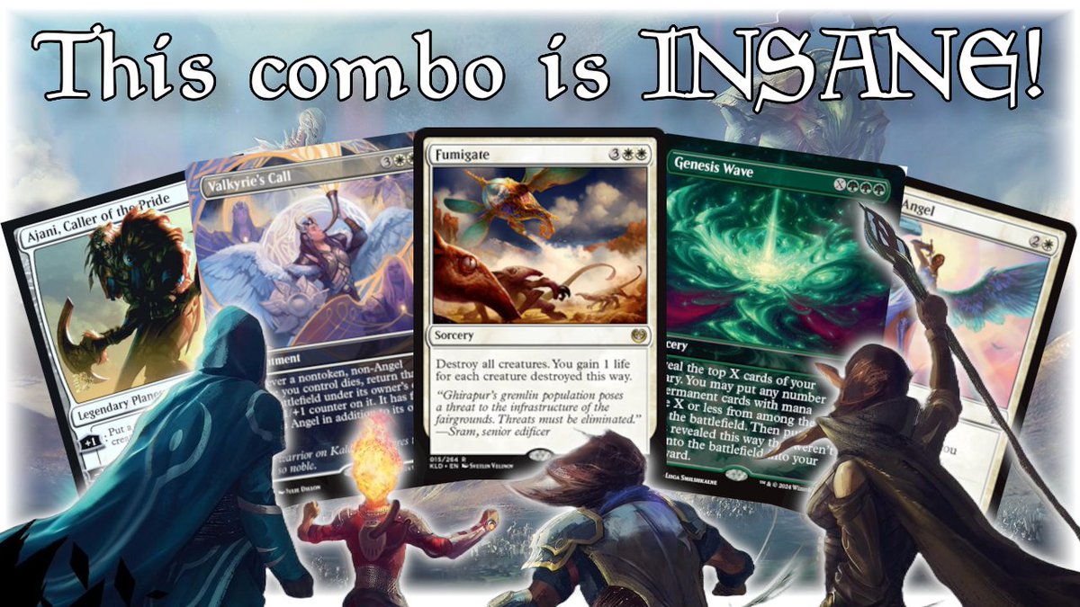 Magic: The Gathering Arena | Valkyrie's call and Fumigate is an INSANE combo!  youtu.be/FPYuKv7GqIY?si… via <a href="/YouTube/">YouTube</a>