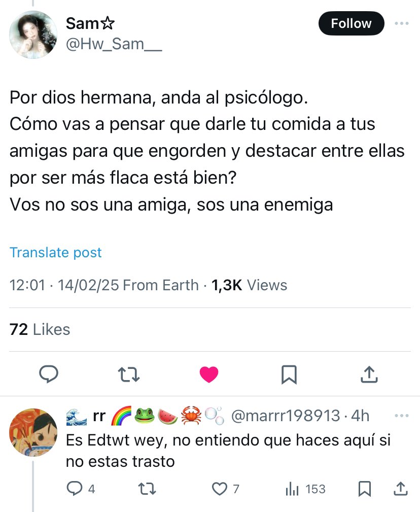 mnidanny's tweet photo. Eu chicas, tener un trastorno NO les da el derecho de ser una porquería de personas, apunten. https://t.co/hrtq7JlpFm