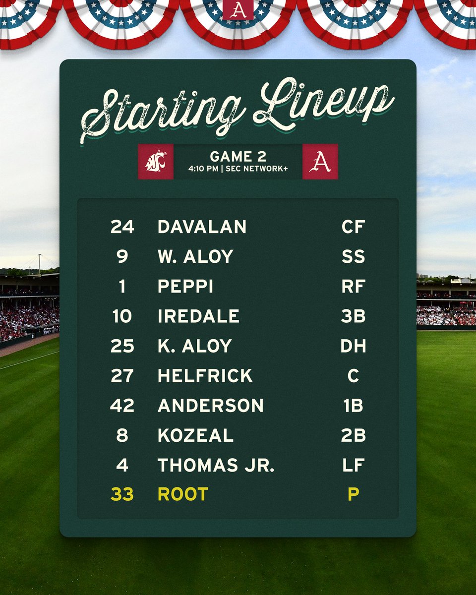 RazorbackBSB's tweet image. From the desk of DVH 🐗