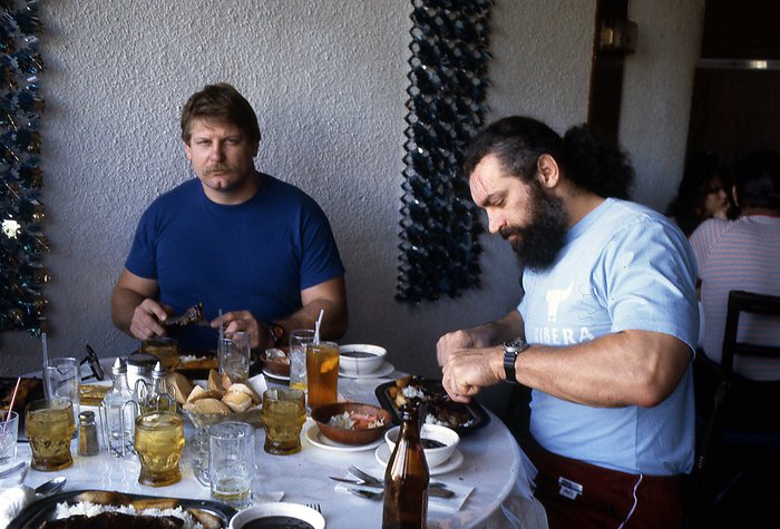 Stan Hansen and Bruiser Brody