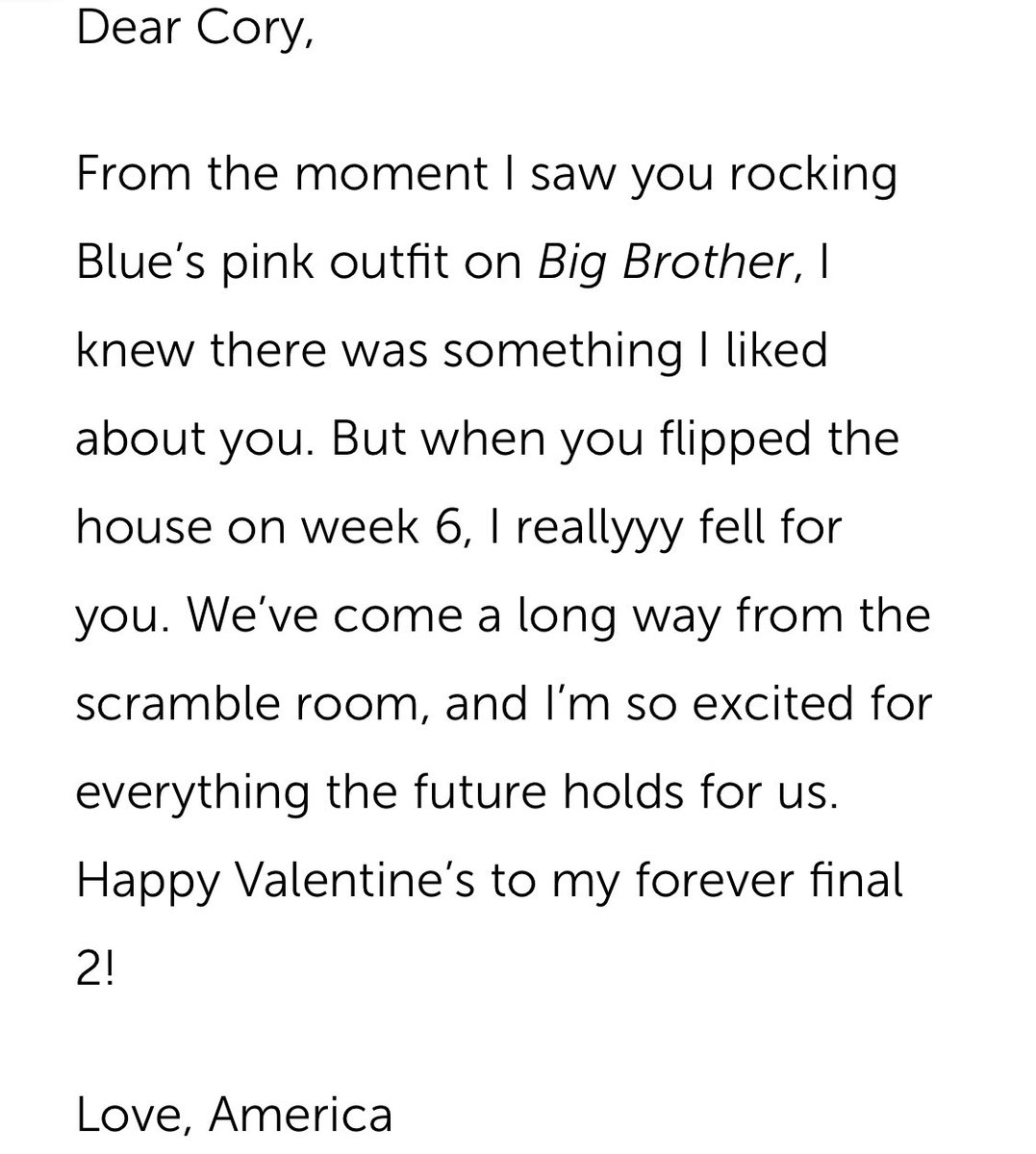 taerights's tweet photo. americory’s us weekly valentine’s day letters i could cry 🥹 https://t.co/cnFtrycC5C