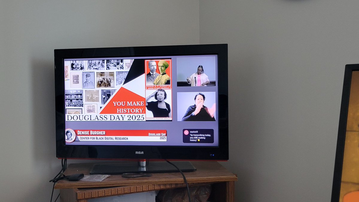 #DouglassDay speaking to something I've been thinking about a lot lately: we must work to make and to preserve the history that we care about. Again, something that's increasingly important in our present moment.