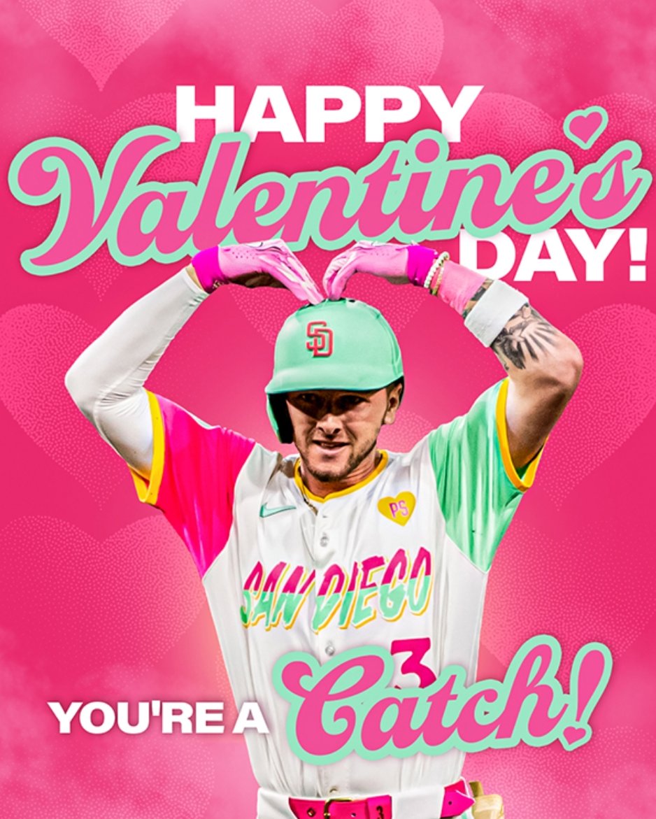 Happy Valentine's day from the Padres.