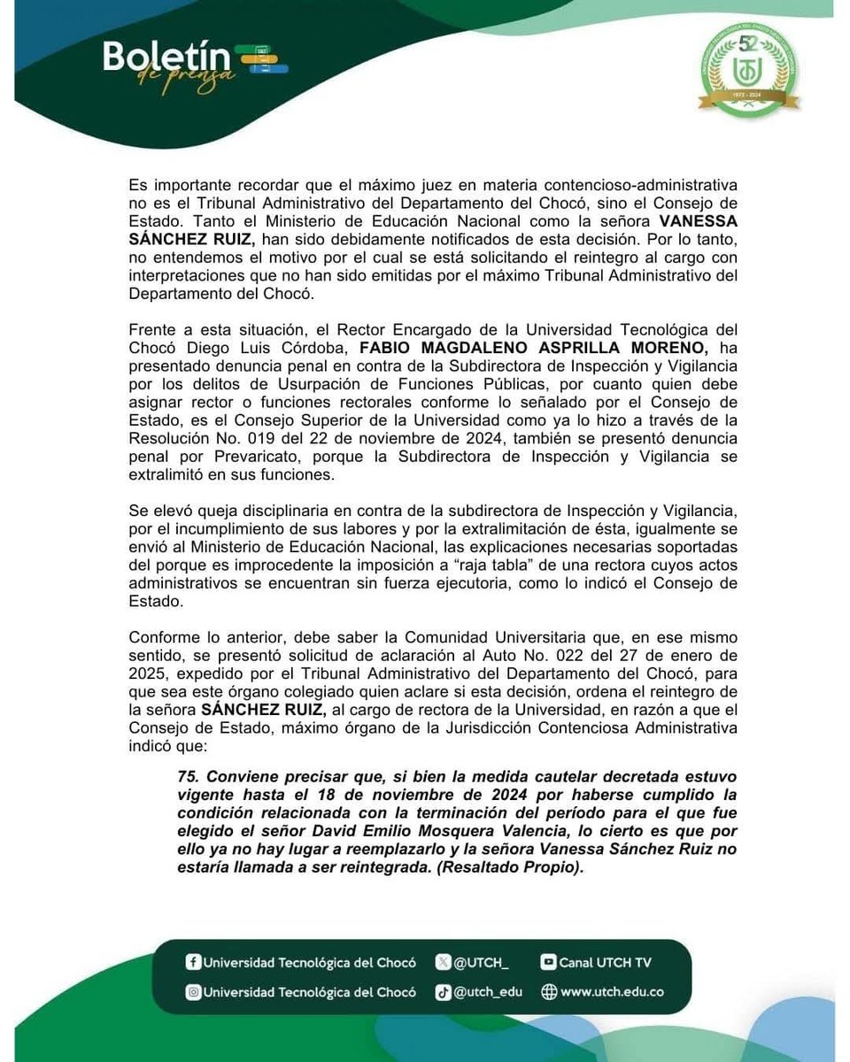 ASAMBLEAUTCH's tweet photo. #SOSUTCH Así de oscuros son los que manejan nuestra universidad. Sin el mínimo respeto por las instituciones, ni la LEY.🐀🐀
Pero aquí seguimos firmes, porque la dignidad no se negocia. ¡Ni con trasnocho nos van a cansar!✊🏿
@petrogustavo
@DanielRMed
@FranciaMarquezM
#NoMásJuegos https://t.co/RrqEPBAD9E