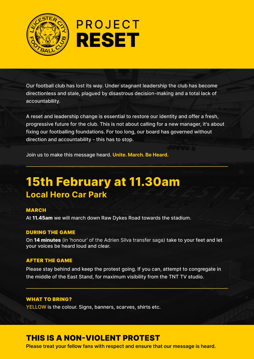 Unite for Change - LCFC tweet media