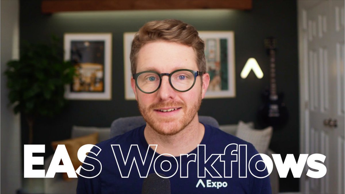 🆕 EAS Workflows (our React Native CI/CD) is now GA and available on our free tier. This is an important  service for speeding up your team and establishing consistency.

Watch <a href="/jonsamp/">Jon Samp</a>'s quick explainer vid and then go give it a try for free.   

youtu.be/OJ2u9tQCpr4