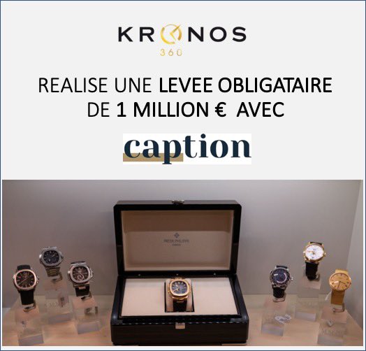 Nous remercions les investisseurs de <a href="/caption_market/">Caption.market</a>  pour leur soutien. #kronos360 #leveedefonds #financement