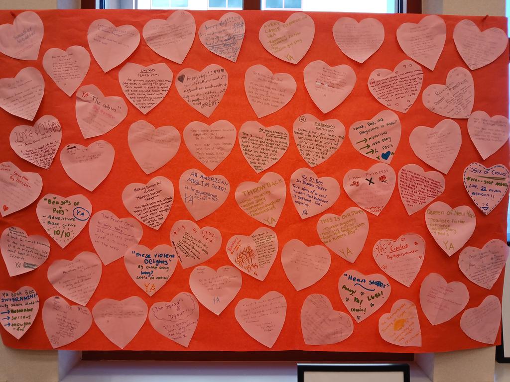 Looking for your next good read? Each 🩷 is a student recommendation! #LongWeekend