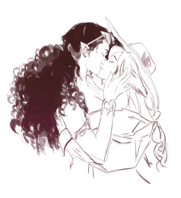 Happy Valentines Day! I hope you all draw lots of women kissing today!!! 