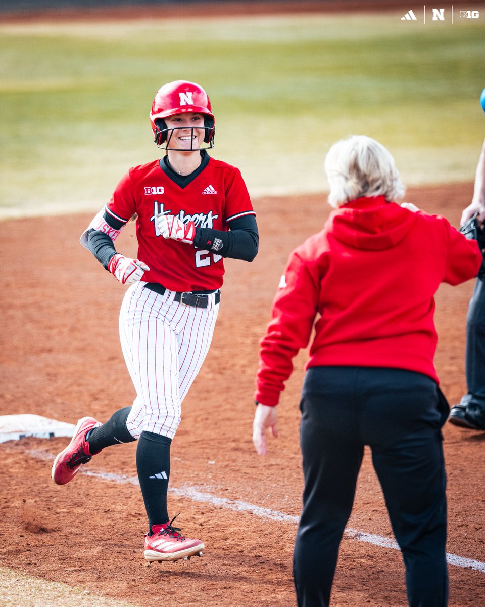 Nebraska Softball (@huskersoftball) on Twitter photo With the 5th Husker homer of the day, <a href="/alinafelix6/">Alina Felix</a> gets in on the fun tooโผ๏ธ
M5 | 20-1 With the 5th Husker homer of the day, <a href="/alinafelix6/">Alina Felix</a> gets in on the fun tooโผ๏ธ
M5 | 20-1