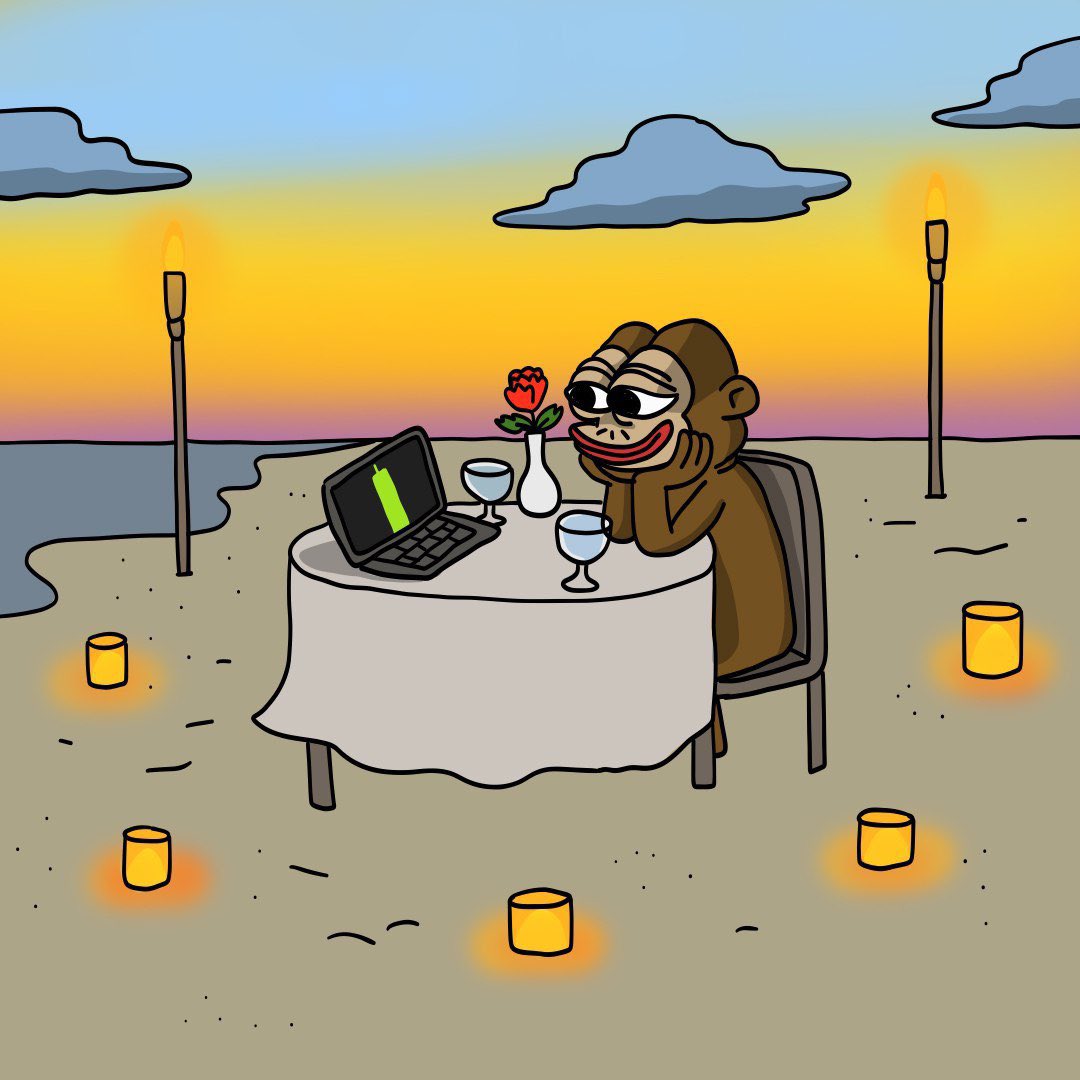 ponkehq's tweet photo. Dinner and candles 💛

Happy Valentine’s Day degens! https://t.co/zzVSft5Q33