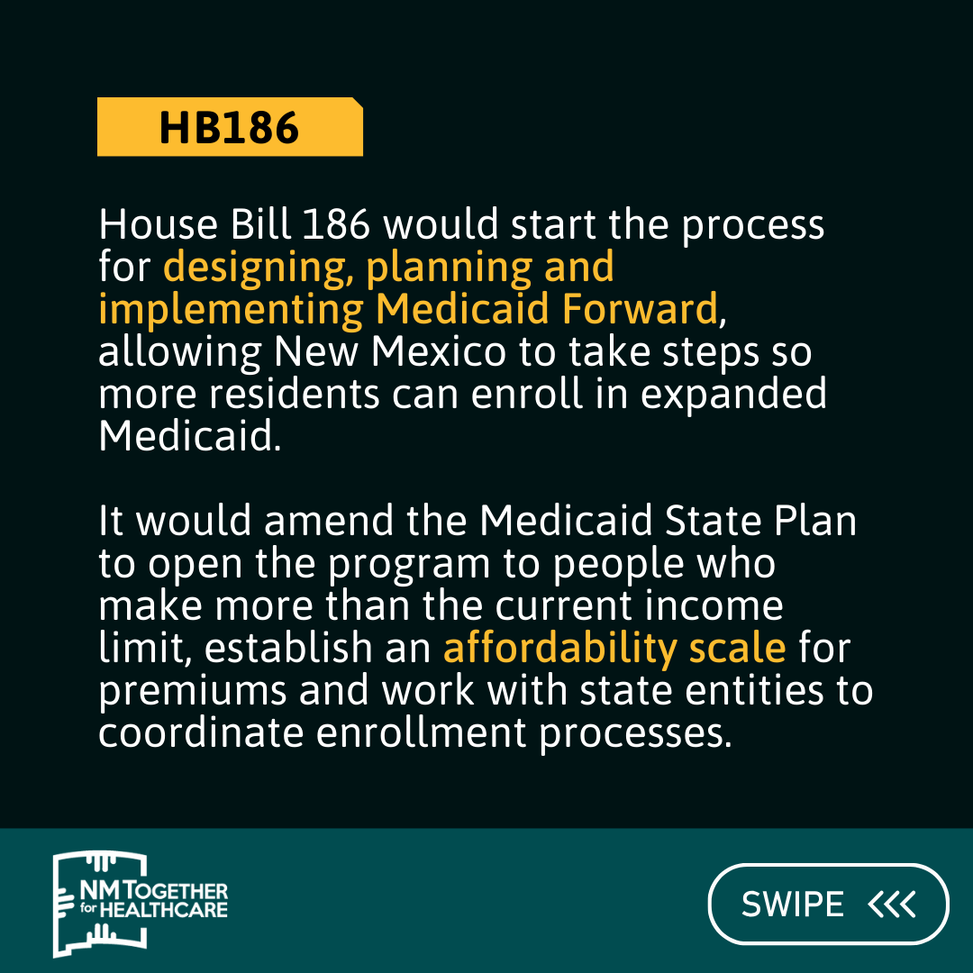 Explore Heather Applewhite's Op-Ed in the Santa Fe New Mexican, highlighting how HB186 -Medicaid Forward can transform healthcare in NM. Thankfully, NM’s lawmakers have such an opportunity to help expand access to health care. 

📰 ow.ly/c50750UZy2a

#medicaidforward