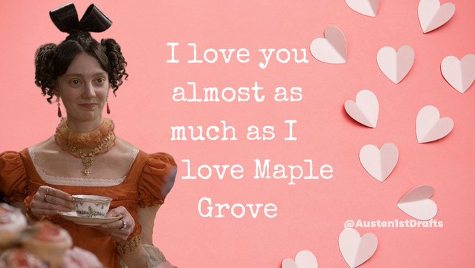 Austen1stDrafts's tweet photo. 💕 Happy Valentine's Day! 💕 https://t.co/CI1CwLbFus