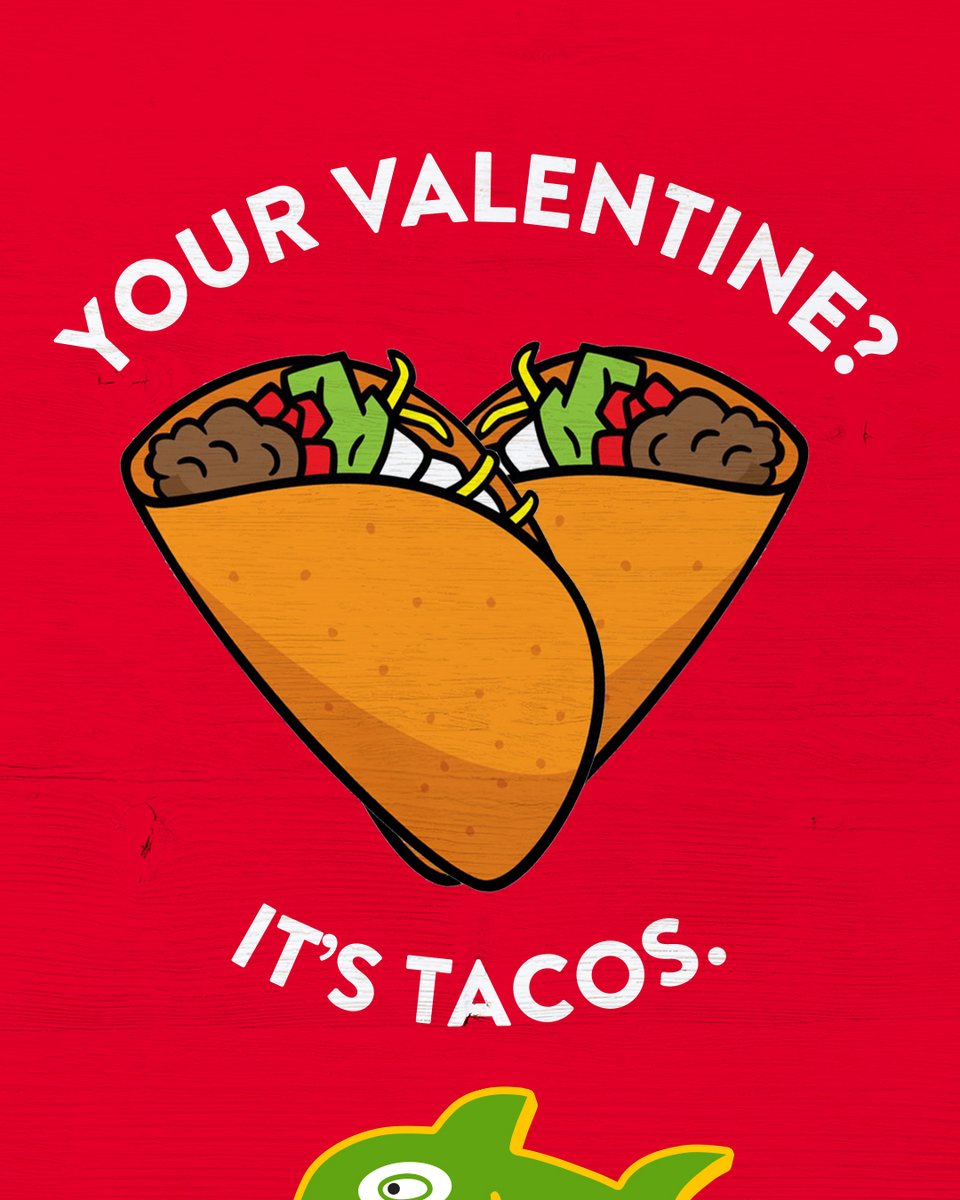 fuzzystacoshop's tweet photo. One bite and you’ll know it’s true love. 🌮💘
#fuzzystacoshop #valentinesday #tacos https://t.co/5p0lhkvjgN
