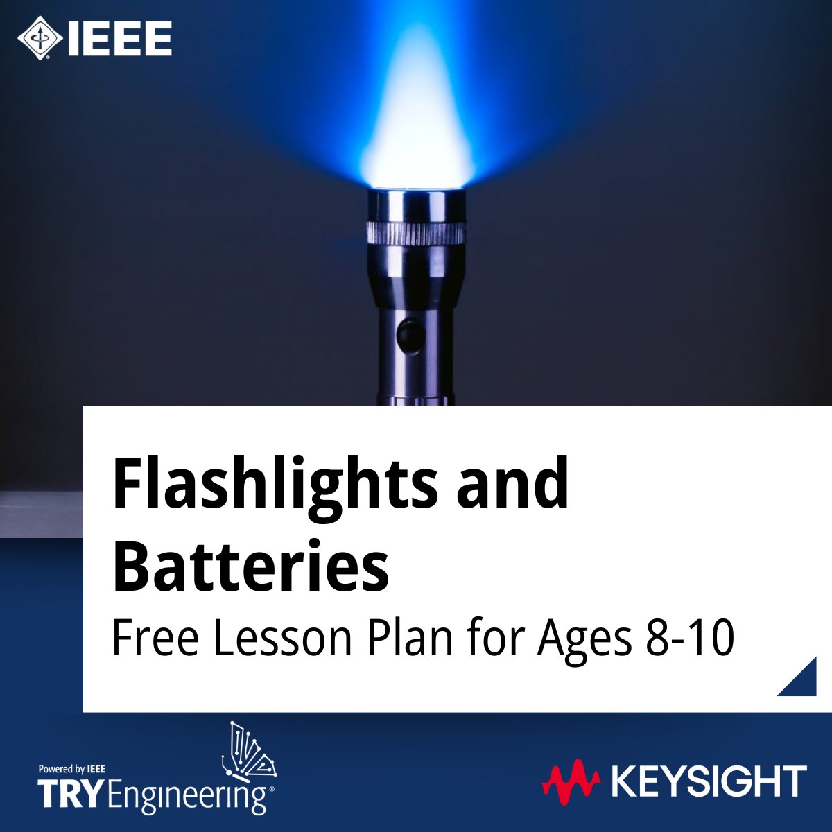 Dive into the world of flashlights and circuits! 🔦✨ In our Flashlights and Batteries lesson plan, sponsored by Keysight, students will explore the inner workings of flashlights. Get ready to uncover the magic behind this everyday household item! bit.ly/49SwlBA