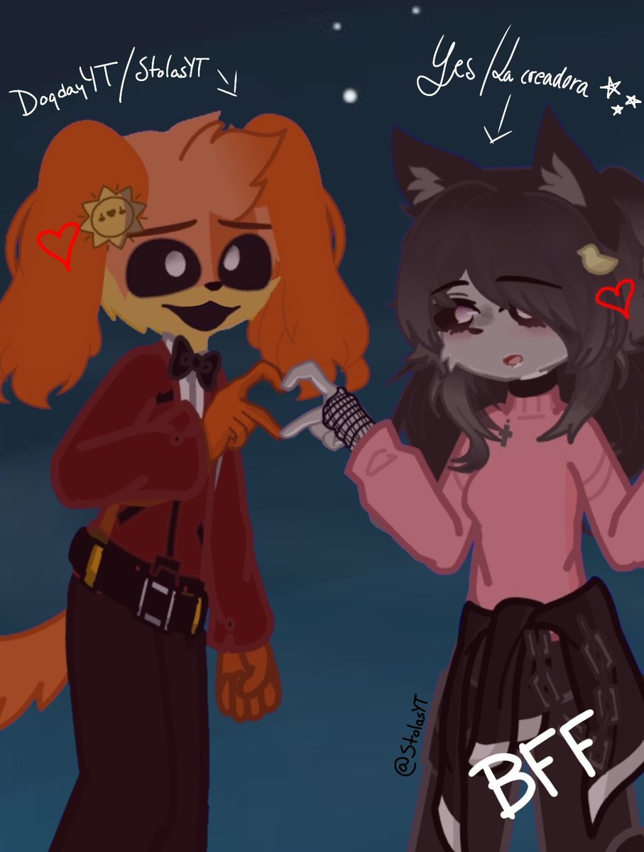 StolasYT's tweet photo. BFF // EL 2°OC Y LA CREADORA //
#Gachalife2 #Gacha #DogdayYT #StolasYT #Yes #LadyRubiYT #creadora #oc #Smilincritter
Omg la creadora con su forma critter. https://t.co/19ohwmh4MF