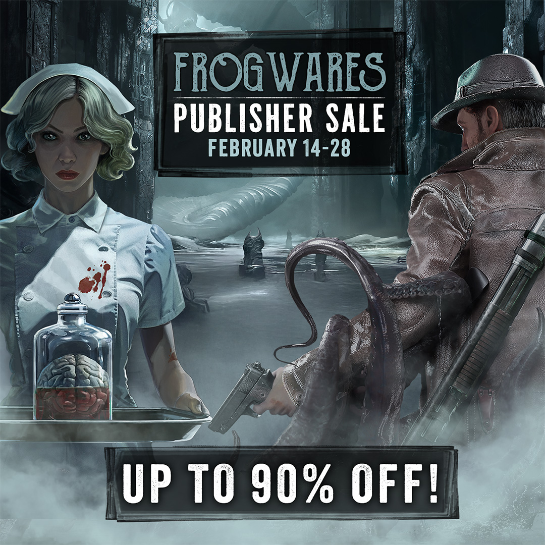 Roses are red, violets are blue, the abyss is calling... will you answer, too? 💌💀

Can’t wait for The Sinking City 2’s Kickstarter? Try out our other thrilling adventure titles! The Frogwares Publisher Sale is live on Steam with up to 90% off! 🔥

store.steampowered.com/developer/Frog…