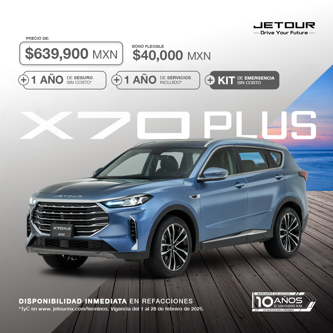 Maneja con sofisticación y seguridad con Jetour X70 Plus. Kit de Seguridad sin costo.

#JetourMéxico #X70Plus