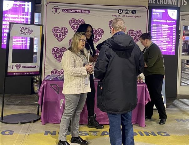 Keolis Boston (@keolisboston) on Twitter photo This week, Keolis hosted “Meet the Managers” events in North and South Station as part of our annual “Share the Love” sweepstakes, inviting passengers to share why they love taking the <a href="/MBTA_CR/">MBTA Commuter Rail</a>, give feedback and ask questions. Thank you to everyone who participated! This week, Keolis hosted “Meet the Managers” events in North and South Station as part of our annual “Share the Love” sweepstakes, inviting passengers to share why they love taking the <a href="/MBTA_CR/">MBTA Commuter Rail</a>, give feedback and ask questions. Thank you to everyone who participated!