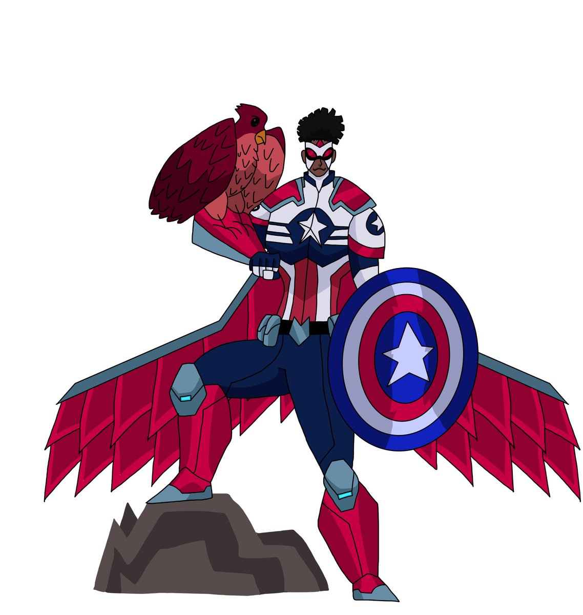 HeroFanart300's tweet photo. Captain America (Sam Wilson)
Xorn and Doop
#CaptainAmerica #CaptainAmericaBraveNewWorld #MarvelEarth35 #Marvel #MarvelComics #MarvelUniverse #Xmen #Comics #Xorn #Doop #ArtWork #Redesign #Design #DigitalArt #Art https://t.co/yBxWDwxM5B