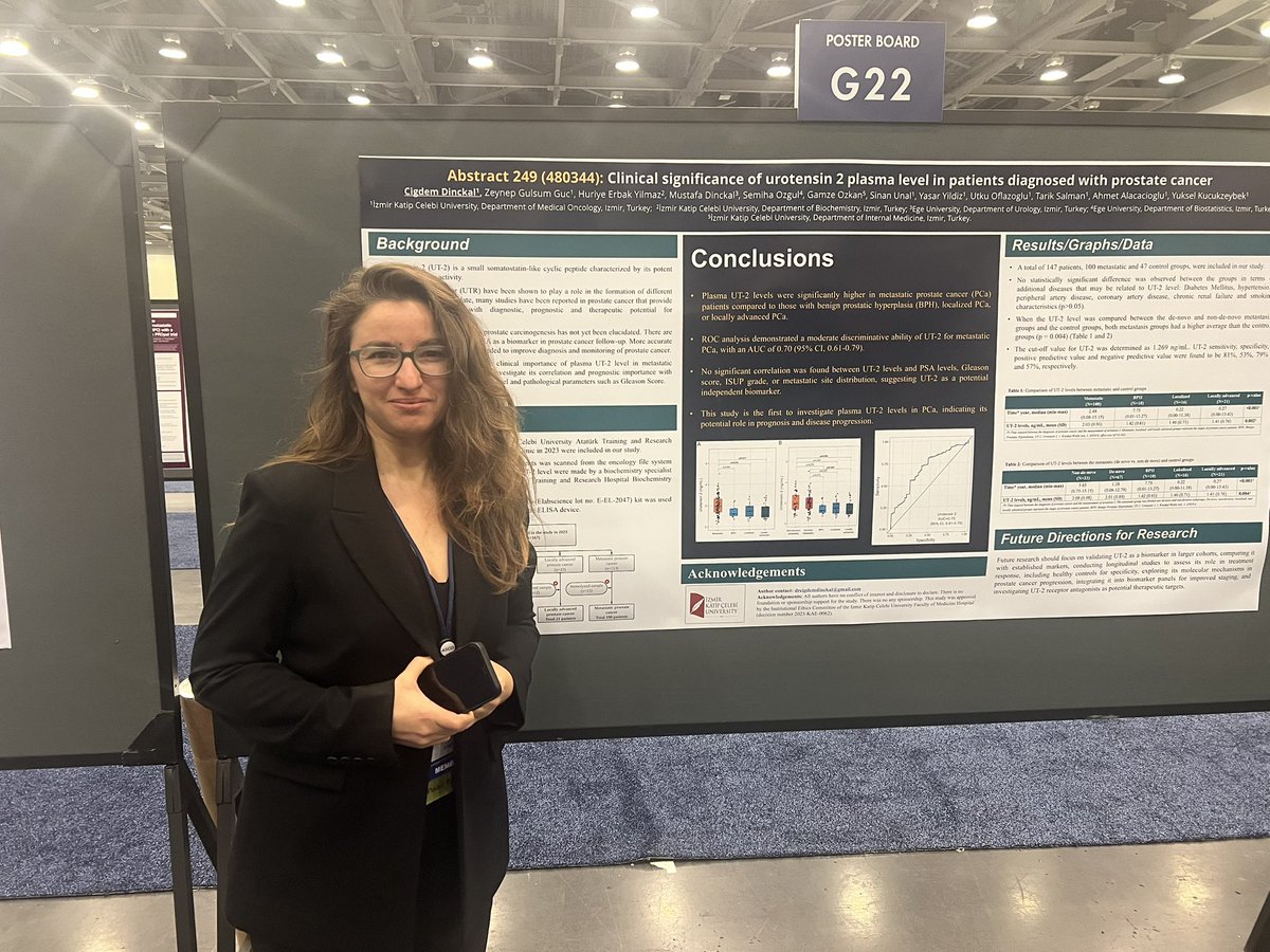 fuatbcr's tweet photo. Congratulations Dr. @DrCigdemDinckal for the great poster. @ASCO @ConquerCancerFd #GU25 https://t.co/BvnTUZwZ0U