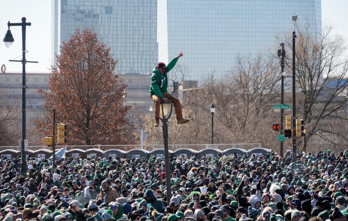 Look at my city. You fucking look at it, I said. #FlyEaglesFly #Philadelphia